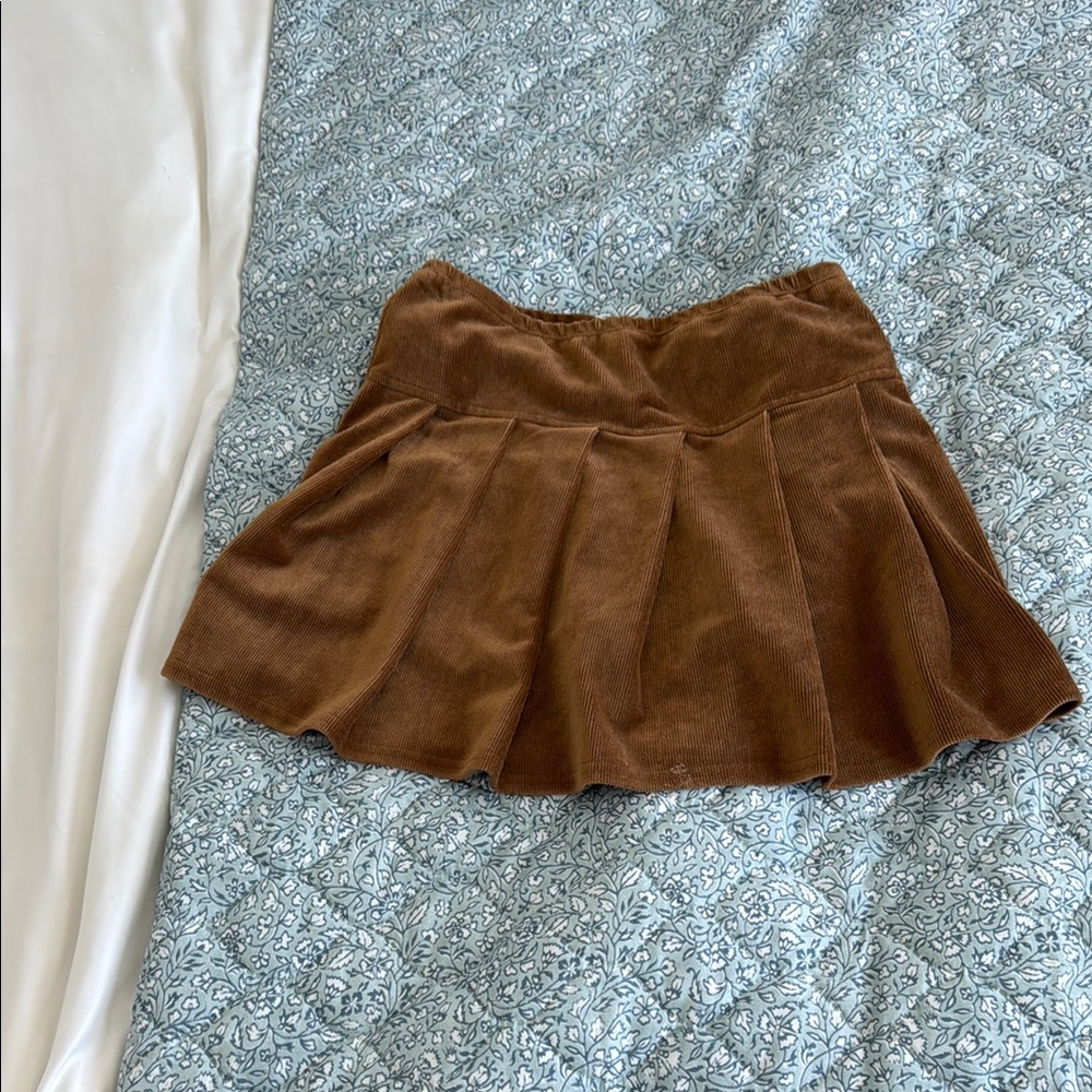 Beautees Brown Mini Skirt